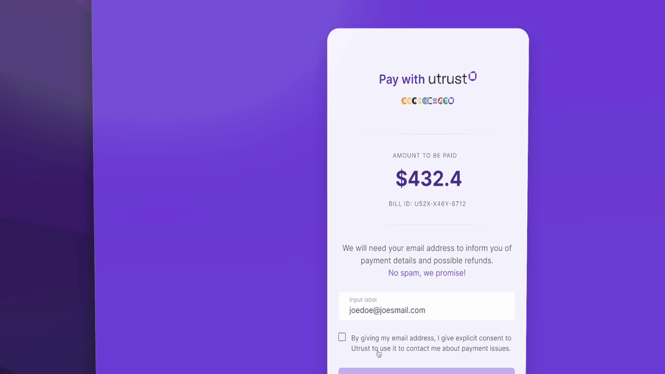 Redesigning Utrust's Crypto Payment Gateway